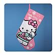 Hello Kitty 19-Inch Pink Applique Holiday Stocking